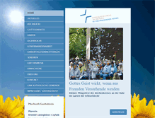 Tablet Screenshot of ev-kirche-heissen.de